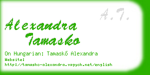 alexandra tamasko business card